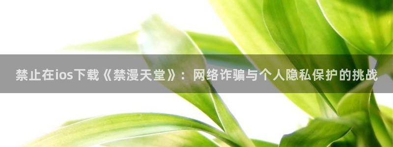 omofun网页版怎么没了：禁止在ios下载《禁漫天堂》：网络诈骗与个人隐私保护的挑战